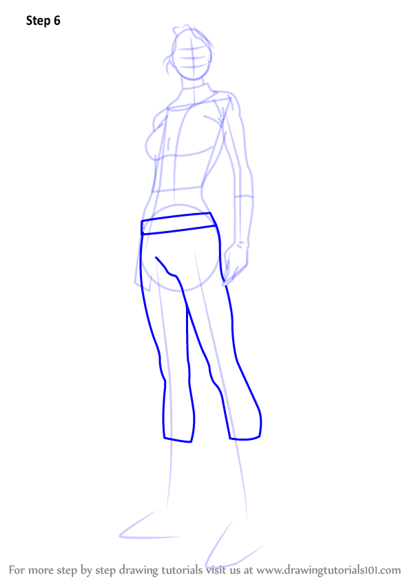 Learn How to Draw Invisible Woman (Marvel Comics) Step by Step