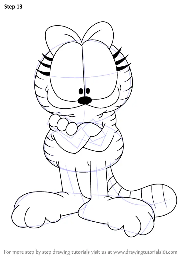 Step by Step How to Draw Nermal from Garfield ... - 594 x 844 png 79kB