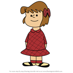 How to Draw Patty from Peanuts