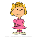 How to Draw Sally Brown from Peanuts
