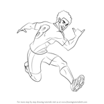 How to Draw North Shaw from Supa Strikas