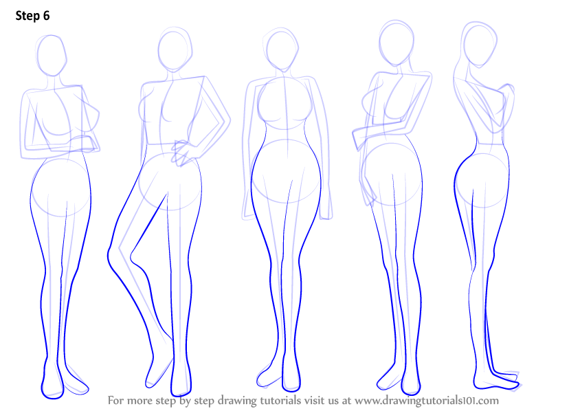 How To Draw Anime Bodies Step by Step Drawing Guide by yoneyu   dragoartcom  Drawing anime bodies Step by step drawing Anime drawings