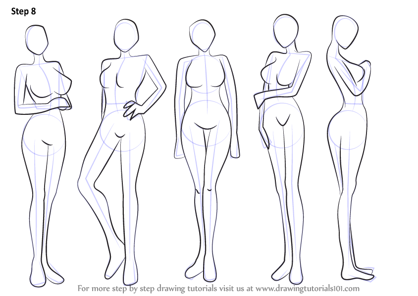 How to Draw an Anime Girl Body