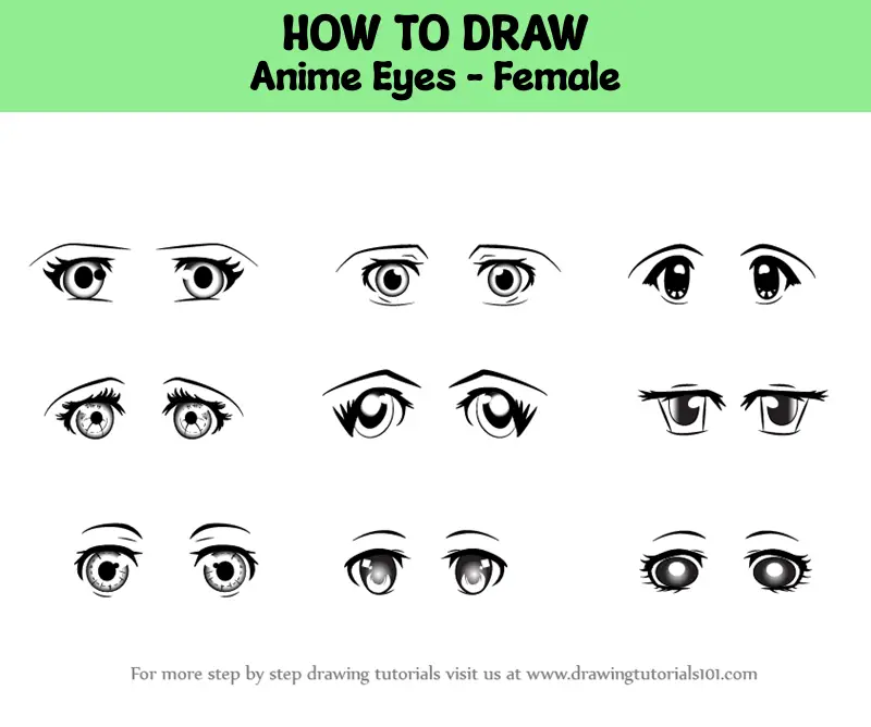 How to Draw Anime Eyes - Really Easy Drawing Tutorial-saigonsouth.com.vn