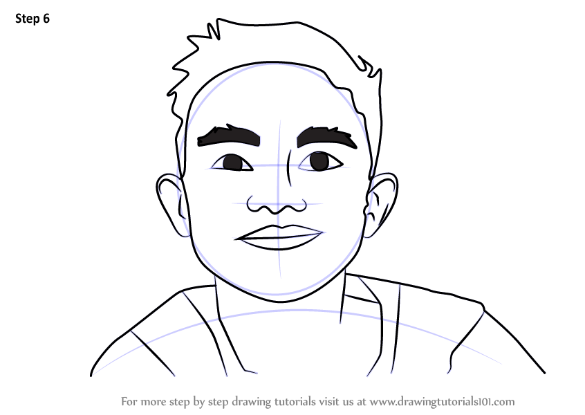 Learn How to Draw a Boy Face (Face) Step by Step : Drawing ...