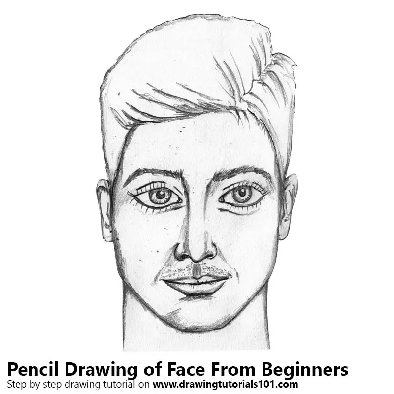 Face For Beginners Pencil Drawing How To Sketch Face For