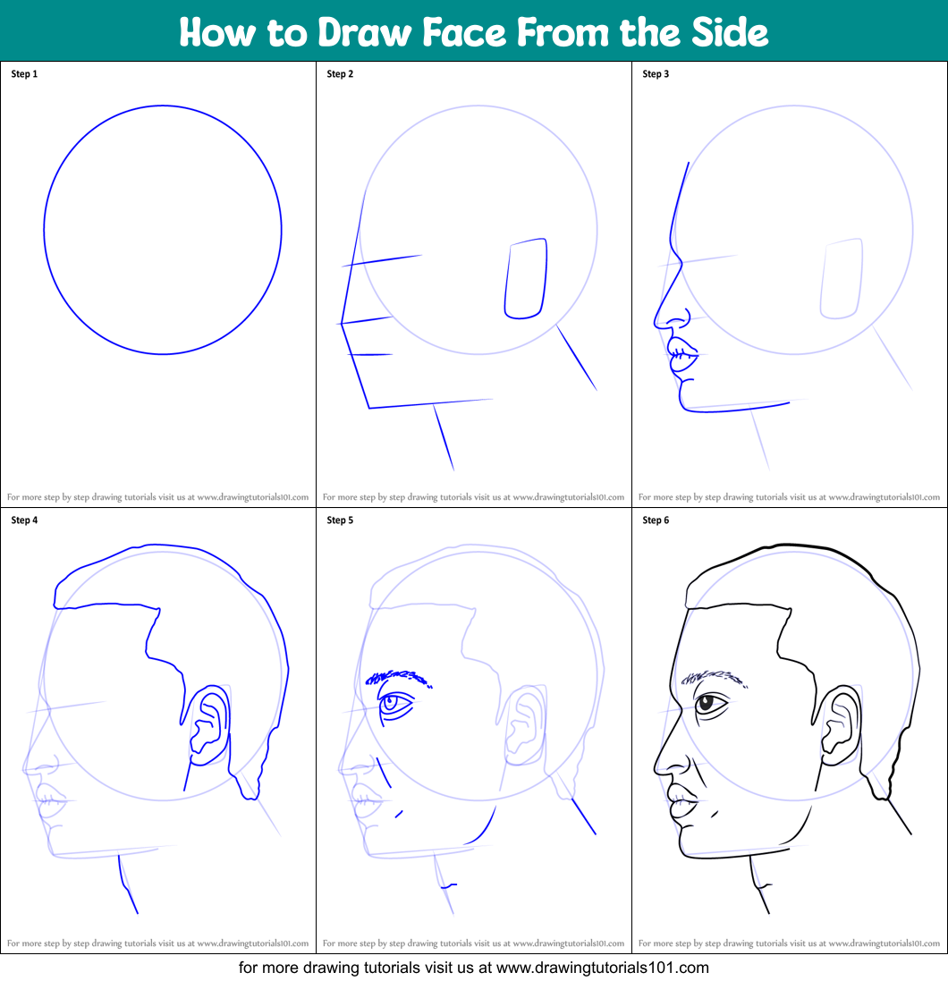 Creative Sketch How To Draw A Person Step By Step for Kids