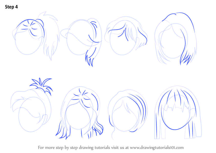 24 How to Draw Hair Ideas and StepbyStep Tutorials  Beautiful Dawn  Designs