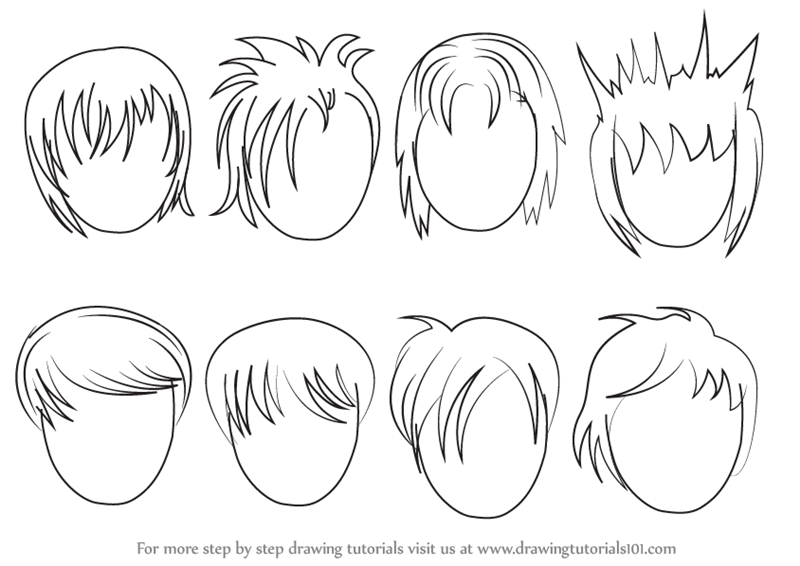 Featured image of post How To Draw Anime Hair Easy Step By Step : How to draw anime hair easy step by step.