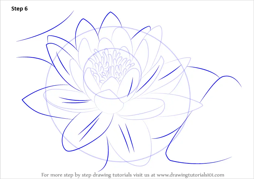 How To Draw An Easter Lily - Move on to drawing the lilies stem and