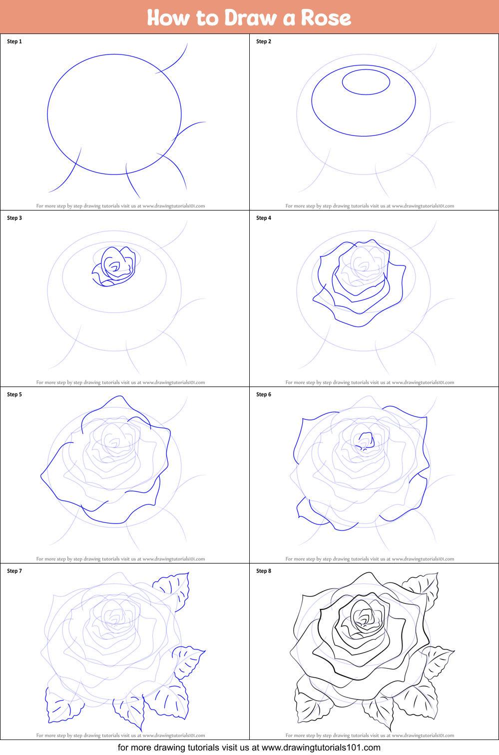 Image result for Learn To Draw A Rose free to use