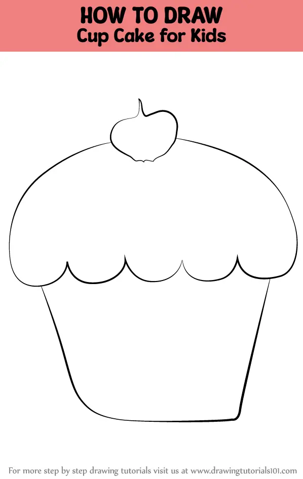 Premium Vector | Step by step drawing cake for children-saigonsouth.com.vn