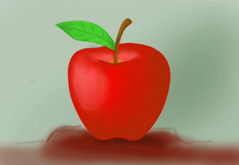 How to draw an APPLE for Kids  YouTube