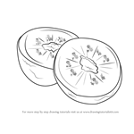 How to Draw Kiwi Fruit
