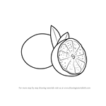 How to Draw a Sliced Lime