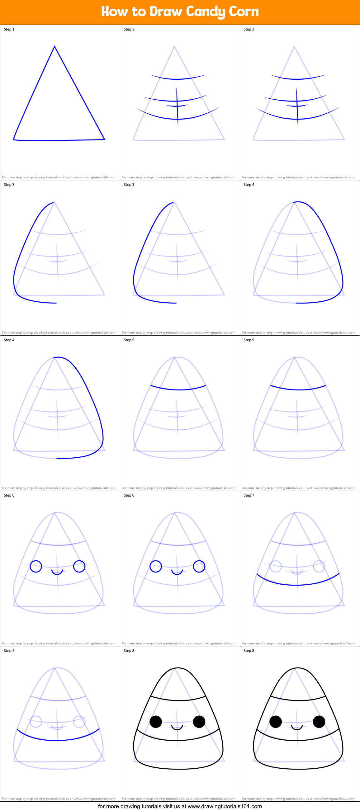 How to draw-A corn drawing step by step