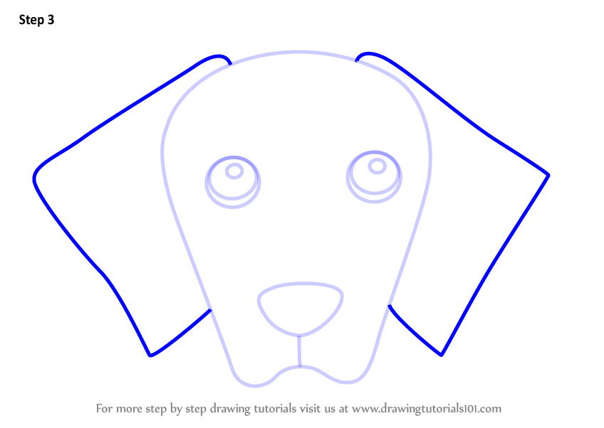 How to Draw a Dalmation Dog Face for Kids (Animal Faces for Kids) Step ...