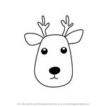 How to Draw a Deer Face for Kids