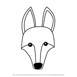 How to Draw a Maned Wolf Face for Kids