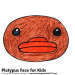 How to Draw a Platypus Face for Kids