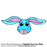 How to Draw a Rabbit Face for Kids