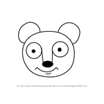 How to Draw a Tarsier Face for Kids