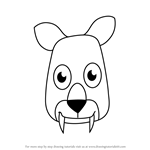 How to Draw a Tufted Deer Face for Kids