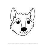 How to Draw a Wolf Face for Kids