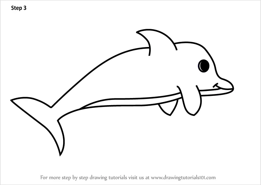 Drawing tutorial for kids. Education worksheet. How to draw dolphin. Step  by step. Graphic task for preschool and school children with color palette.  Art with animal. Vector illustration. 26337573 Vector Art at
