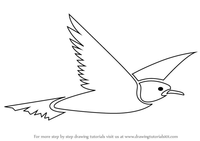 Simple one line drawing of a small bird flying on Craiyon