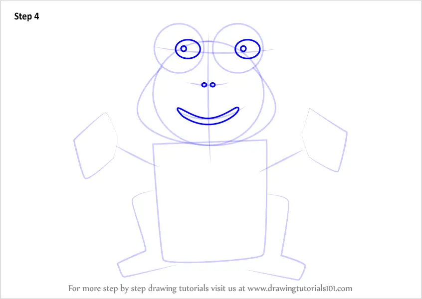 Learn How to Draw a Frog for Kids (Animals for Kids) Step by Step