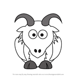 How to Draw a Goat for Kids
