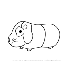 How to Draw a Guinea Pig for Kids
