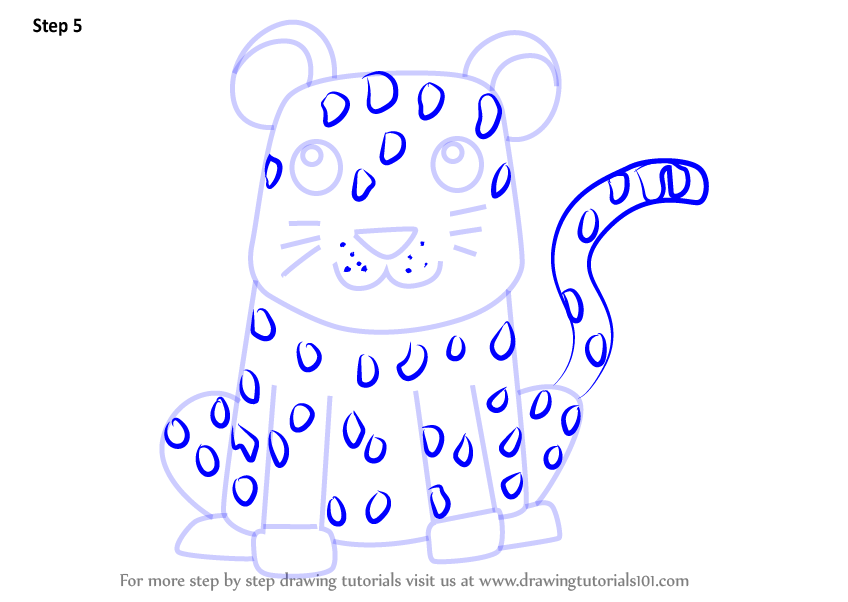 jaguar drawing for kids