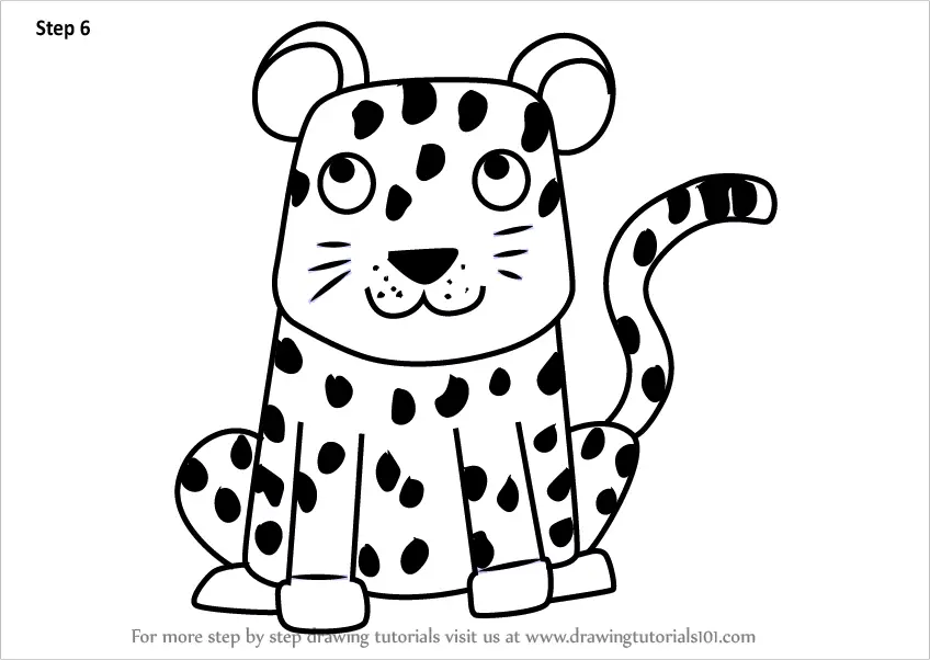Cool Jaguar Drawing Easy For Kids