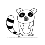 How to Draw a Lemur for Kids