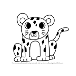 How to Draw a Leopard for Kids