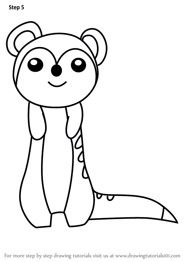 Featured image of post How To Draw A Meerkat Step By Step Then draw a horizontal line halfway