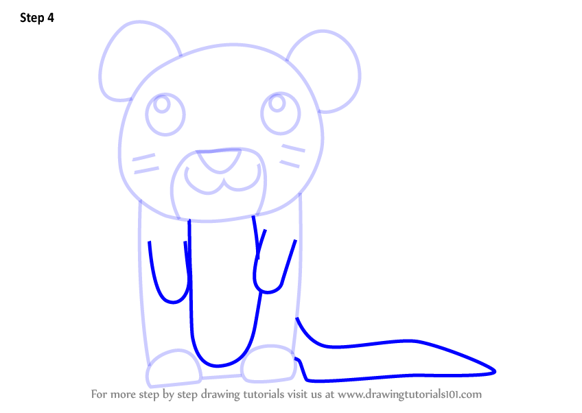 Learn How to Draw an Otter for Kids (Animals for Kids) Step by Step