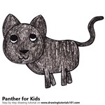 How to Draw a Panther for Kids