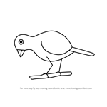 How to Draw a Passerine Bird for Kids