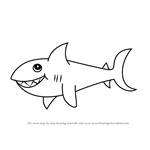 How to Draw a Shark for Kids