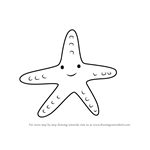 How to Draw a Starfish for Kids