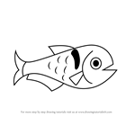 How to Draw a Tetra Fish for Kids