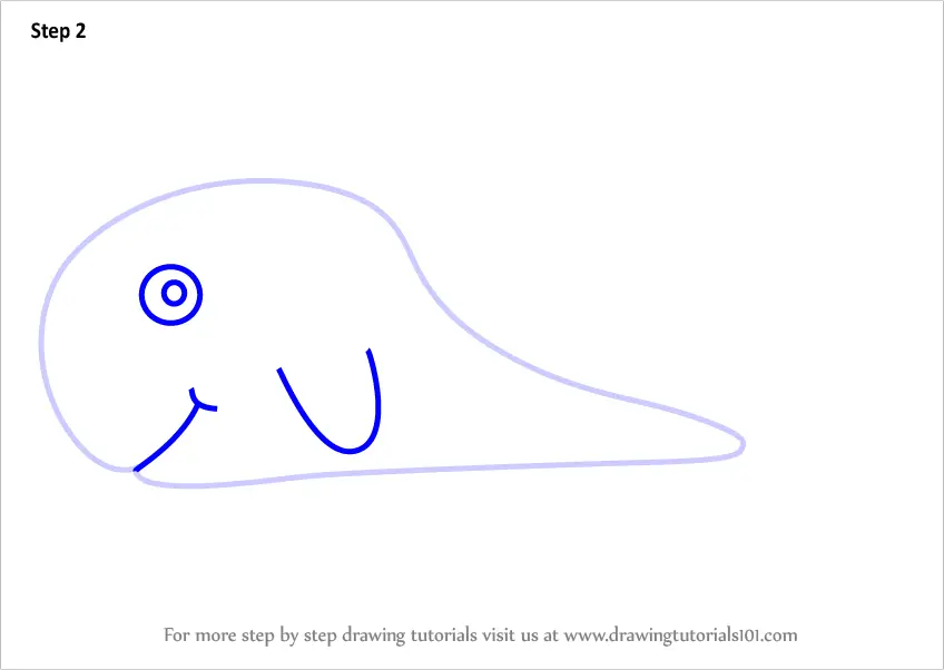 Learn How to Draw a Whale for Kids (Animals for Kids) Step by Step