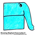 How to Draw an Elephant from Letter E