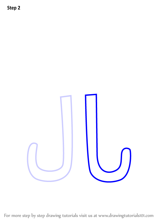 Learn How To Draw A Jellyfish From Letter J Animals With Letters Step By Step Drawing Tutorials