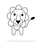 How to Draw a Lion from Letter L