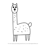 How to Draw a Llama from Letter L