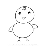 How to Draw a Chick using Number 8